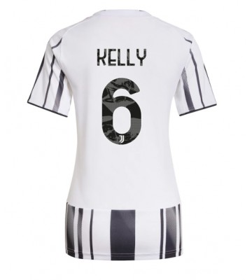 Juventus Lloyd Kelly #6 Hjemmebanetrøje Dame 2025-26 Kort ærmer